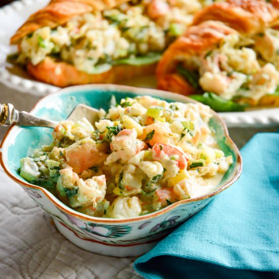 Shrimp Salad Croissants