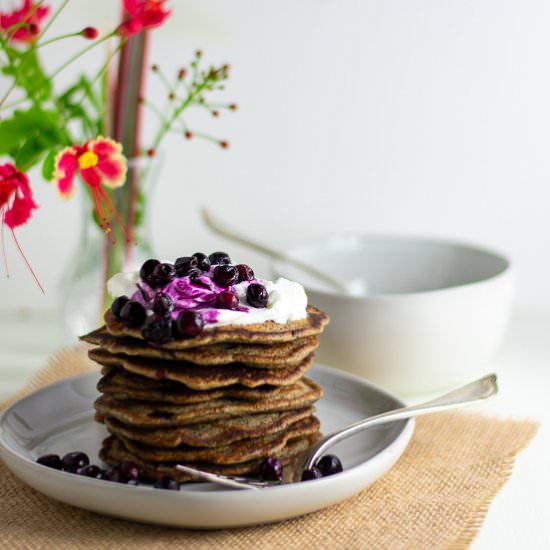 Buckwheat Currant Pancakes GF