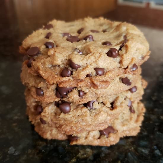 Peanut Butter Chocolate Chip Cookie