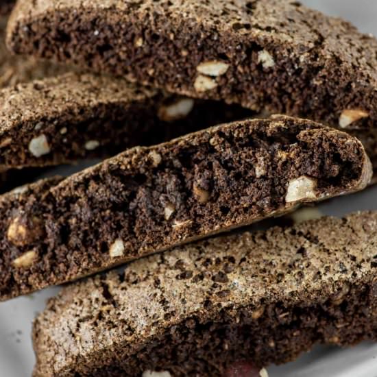 Chocolate Hazelnut Biscotti