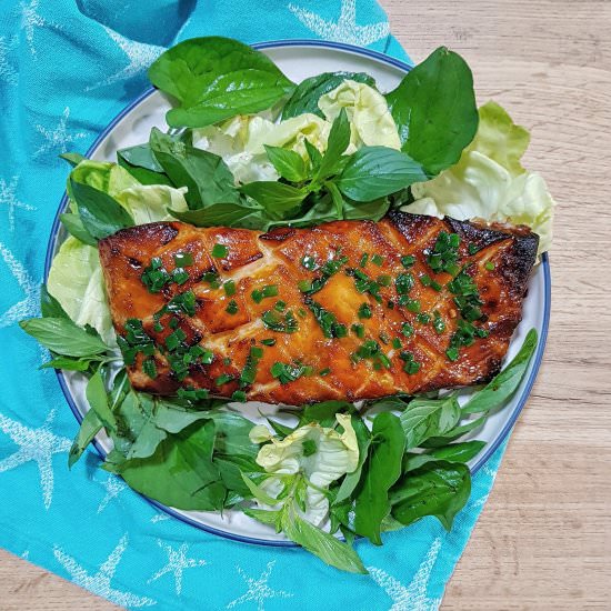 Sweet Chili Grilled Salmon