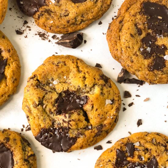 Tahini Chocolate Chip Cookies