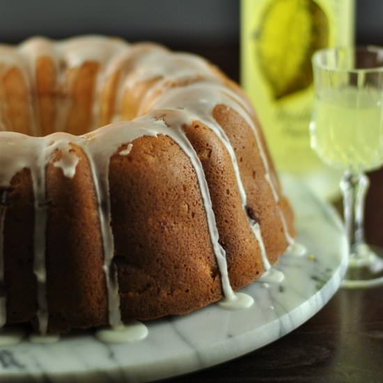 Limoncello & apple cake
