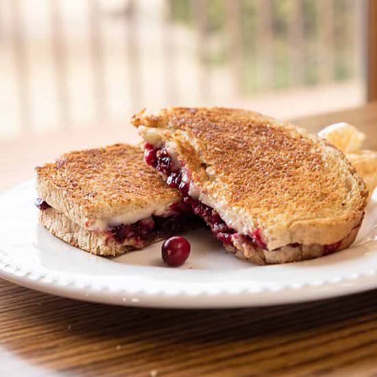 Jammy Brie Grilled Cheese