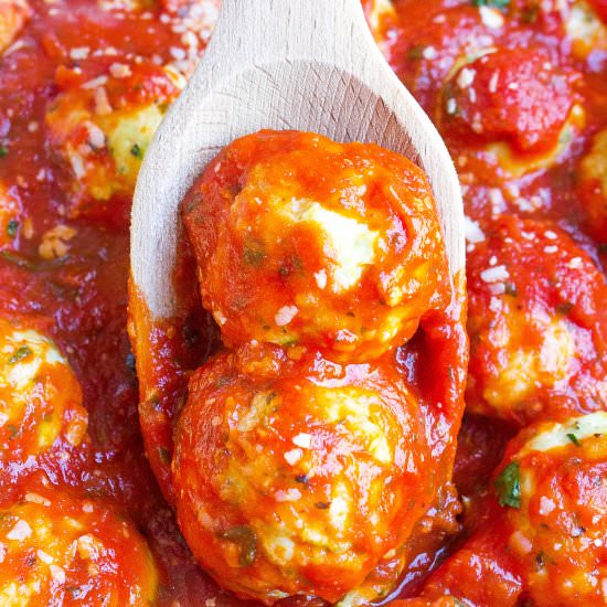 Baked Turkey Zucchini Meatballs