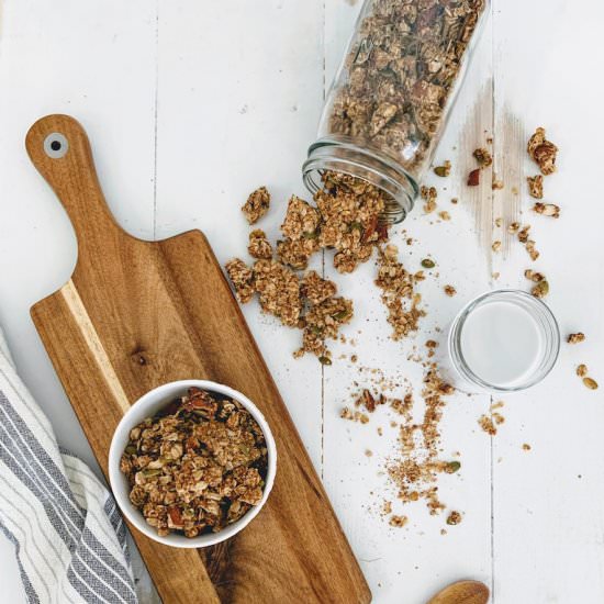 Peanut Butter Granola Clusters