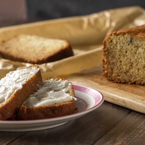 Banana Bread and maple butter cream
