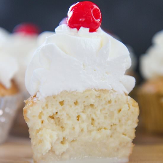 Tres Leches Cupcakes