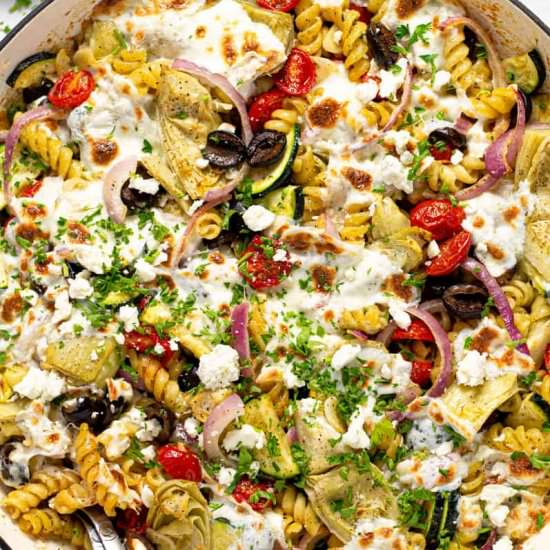 GREEK PASTA BAKE
