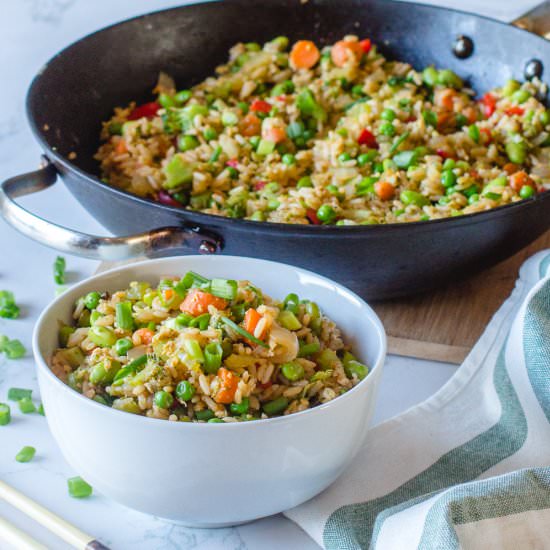 Fried Rice with Edamame