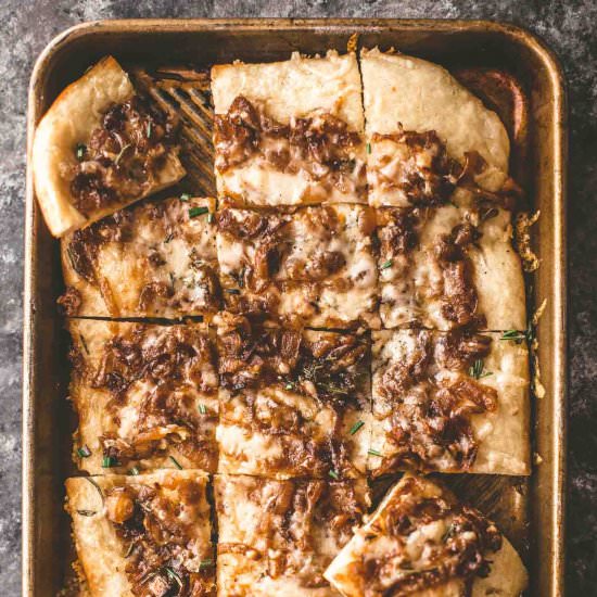 Pizza Bianca with Gruyere