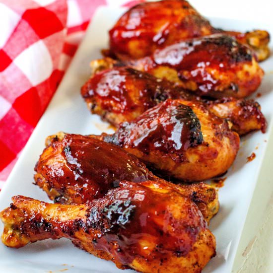 Baked BBQ Chicken Drumsticks
