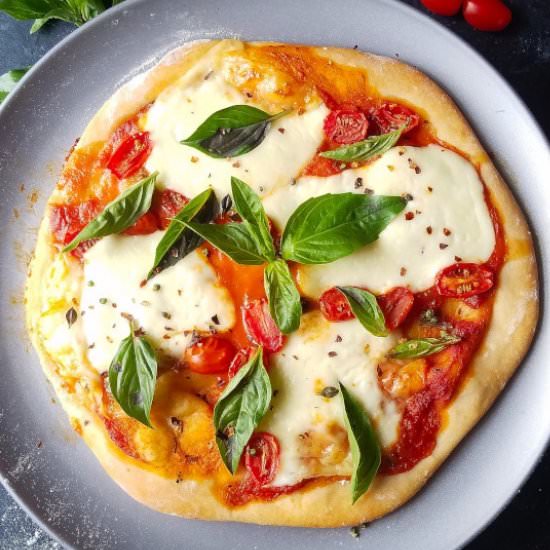 2-Ingredient Yeast-Free Pizza Dough