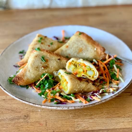 Healthy Low Carb Veggie Samosas