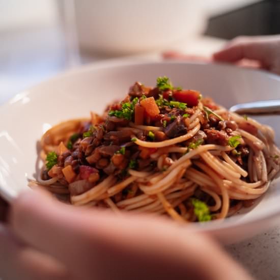 Best Ever Lentil Bolognese
