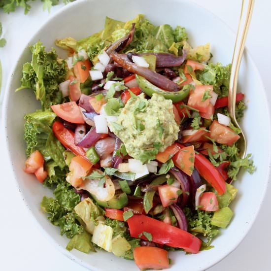 Veggie Fajita Salad