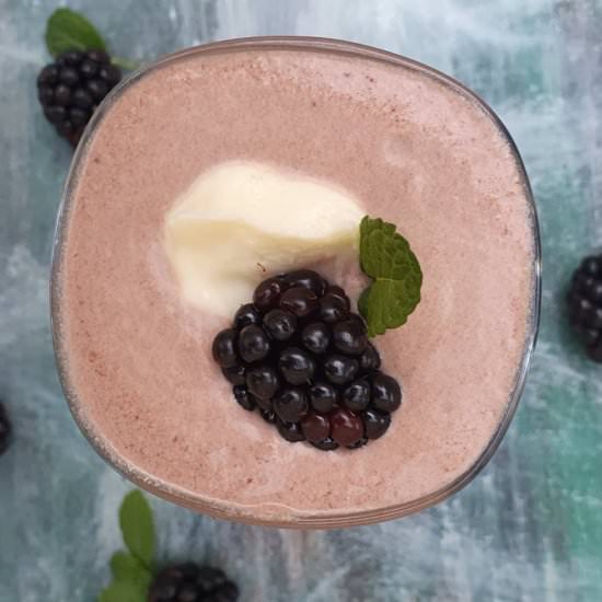 Chocolate cheesecake shake