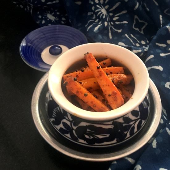 Instant Carrot Achar