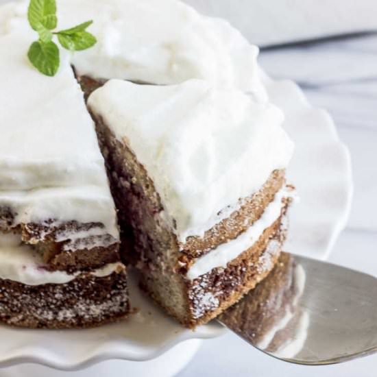Almond Elderflower Cake