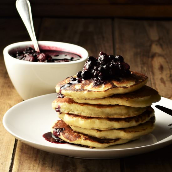 Quinoa Pancakes with Buttermilk