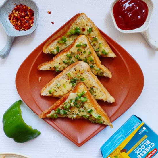 Capsicum Cheese Toast