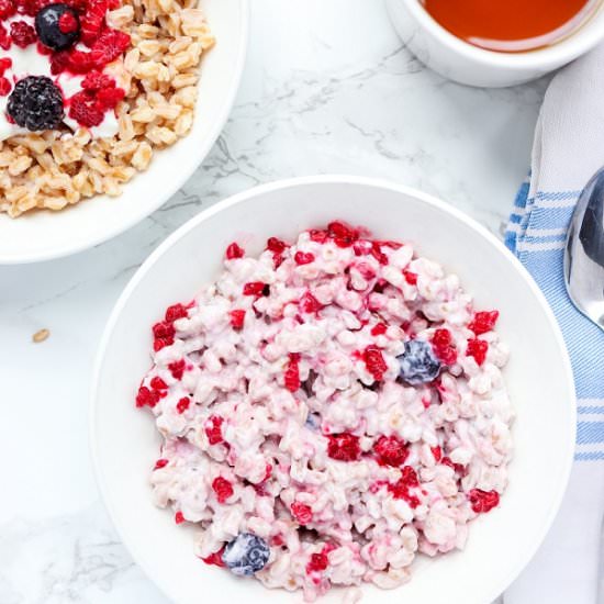 Farro Breakfast Bowl Meal Prep