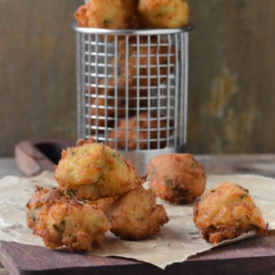 Cod fritters