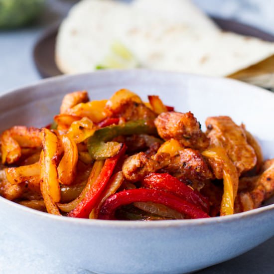 Sheet Pan Chicken Fajitas