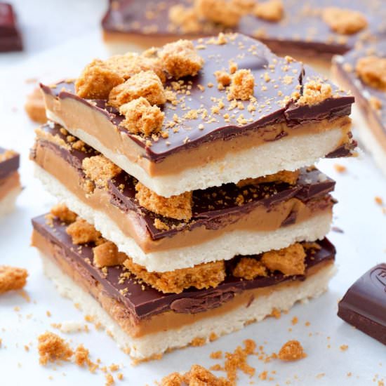 Biscoff Millionaire’s Shortbread