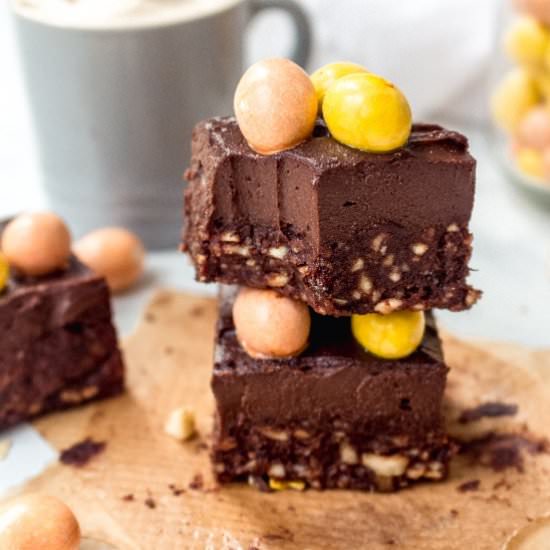 Raw Chocolate Fudgy Brownies