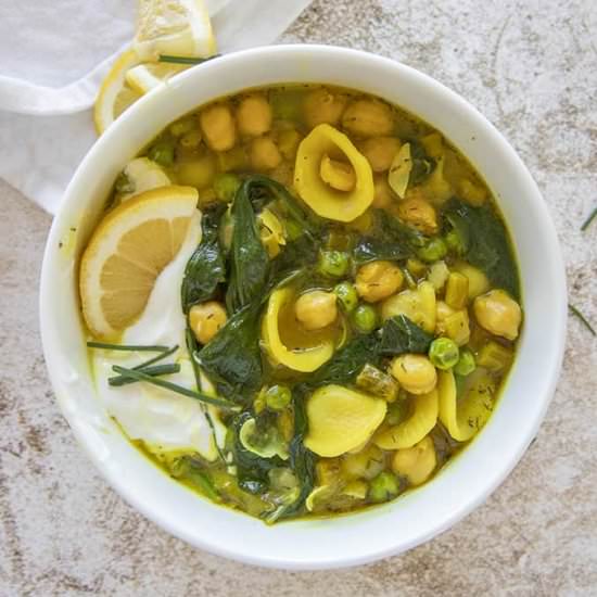 Spring Chickpea Soup
