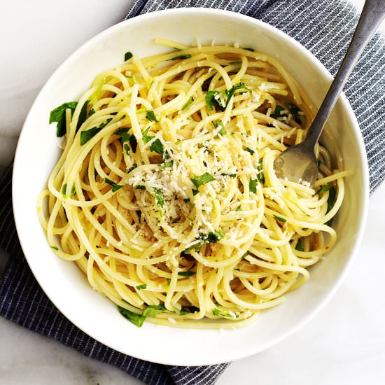 Lemon Garlic Pasta