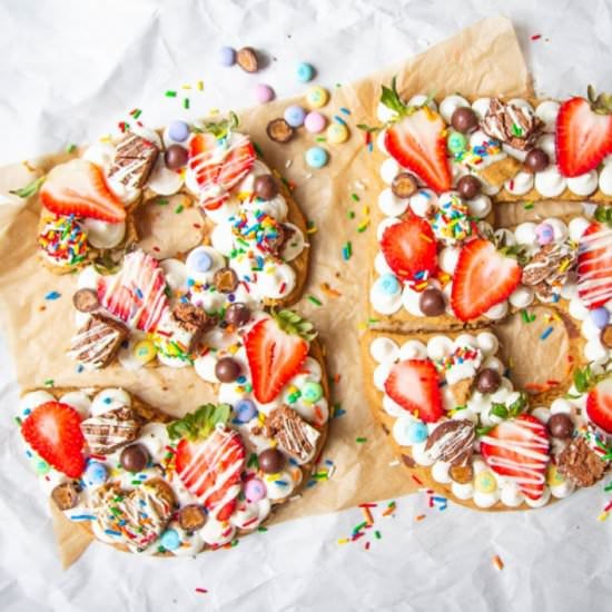 How to make a number cookie cake