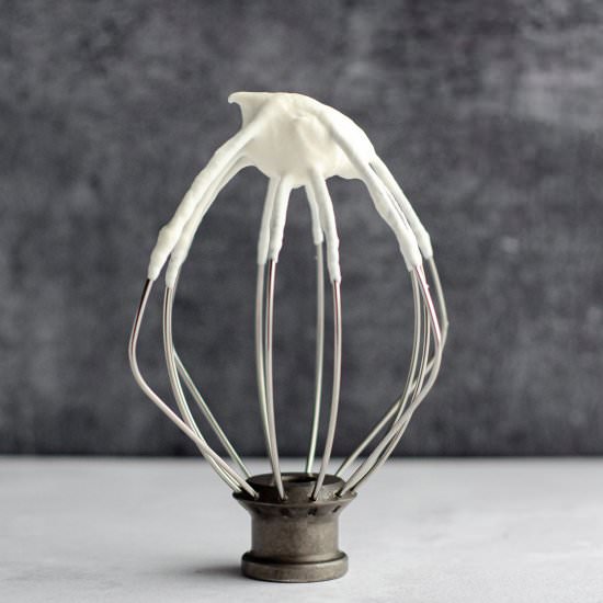 homemade whipped cream