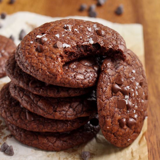 Brownie Crinkle Cookies