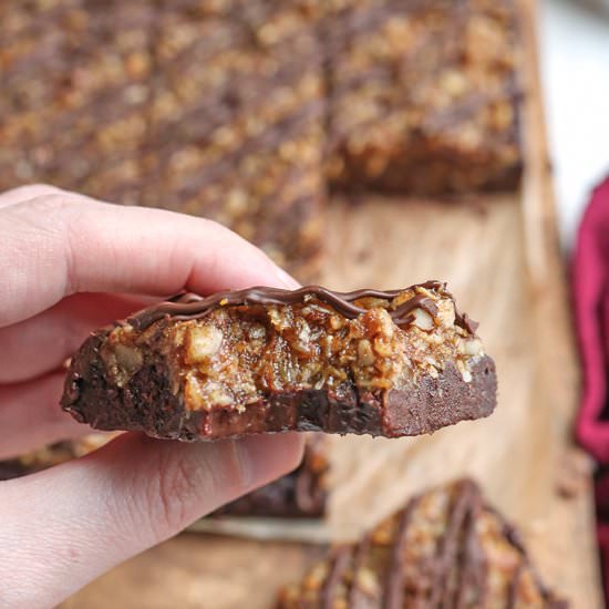 Paleo German Chocolate Brownies