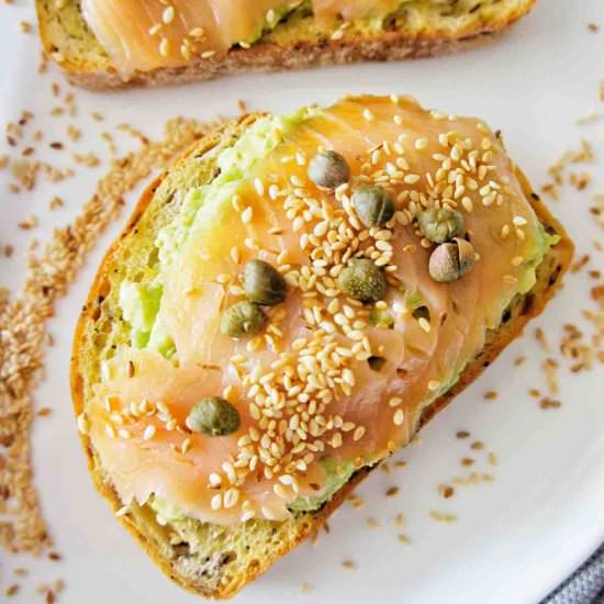 Salmon Avocado Toast