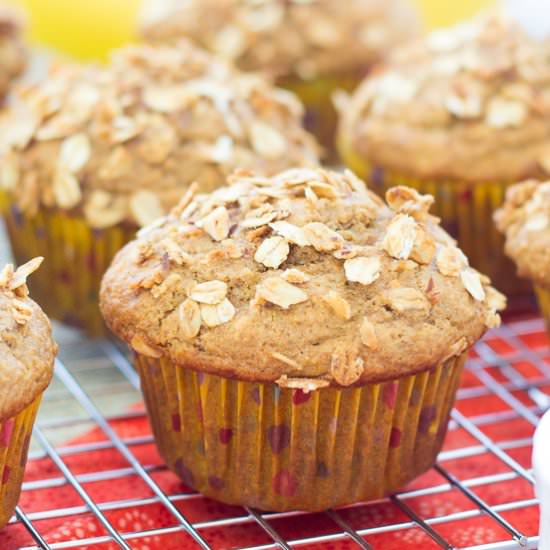 Banana Granola Muffins