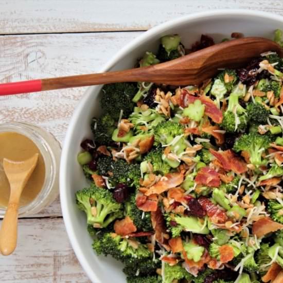 Broccoli Salad Lightened Up