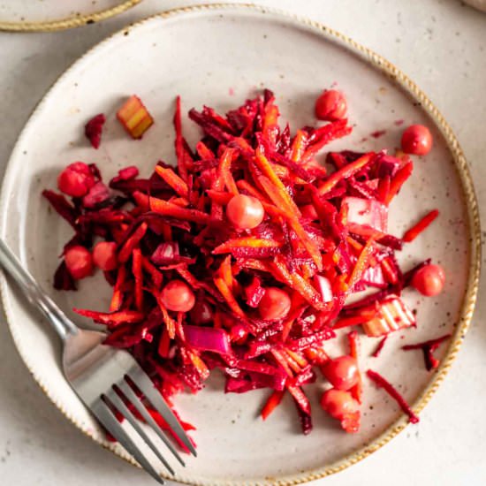 Beet Chickpea Salad
