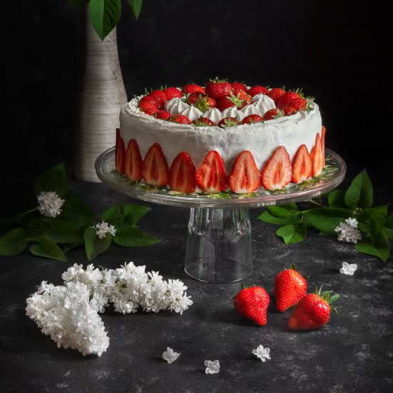 Strawberry cake
