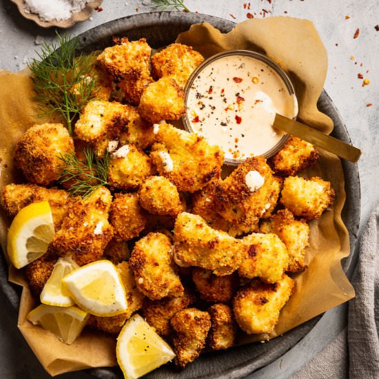 Coconut Cauliflower Bites