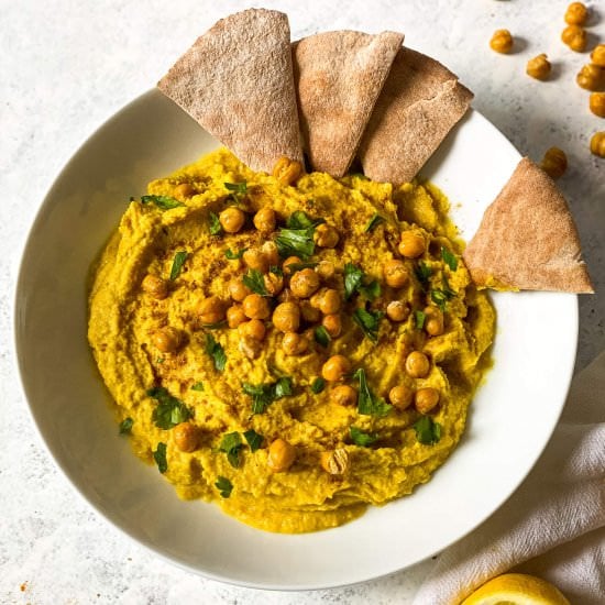 Cumin Turmeric Spiced Hummus