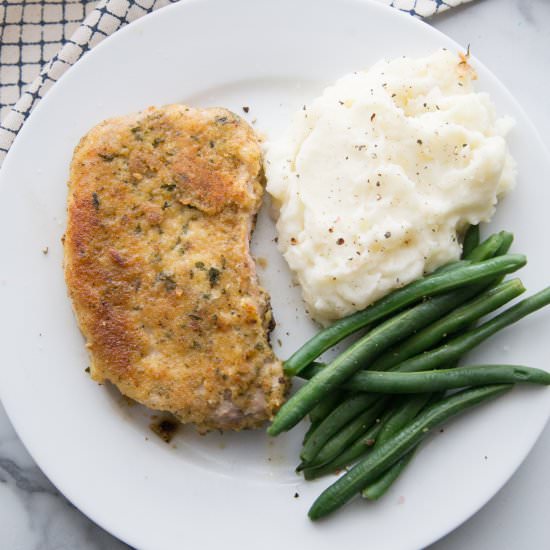 Parmesan Crusted Pork Chops