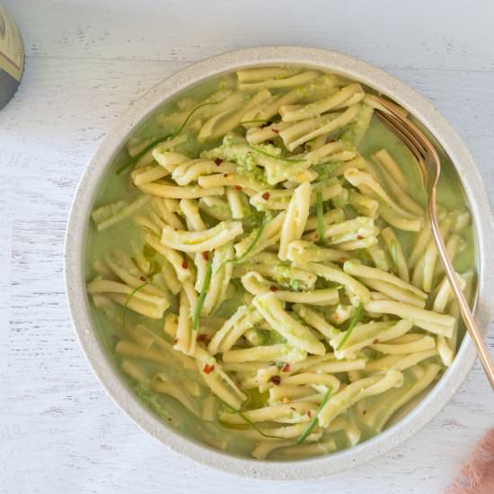 Ginger Edamame Pasta