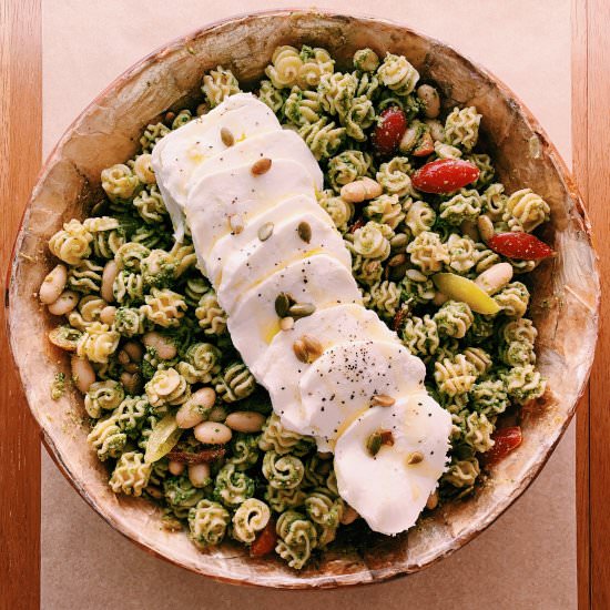 Pasta Salad w/ Pepita Pesto