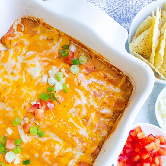 Easy Cheese Enchiladas