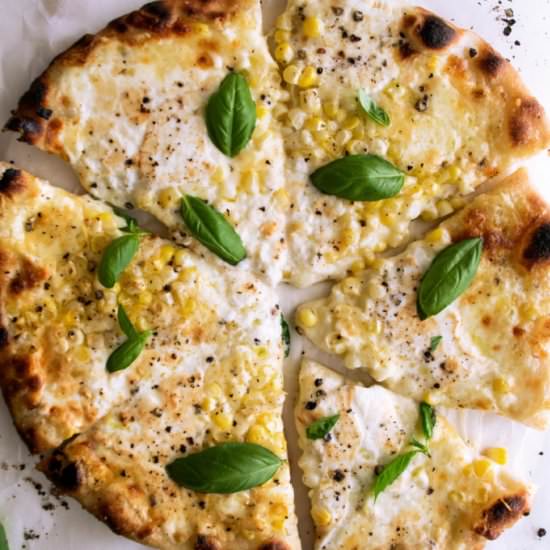 Four Cheese Corn Pizza