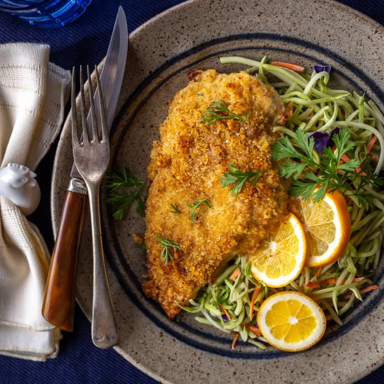 Make-Ahead Crispy Chicken Cutlets