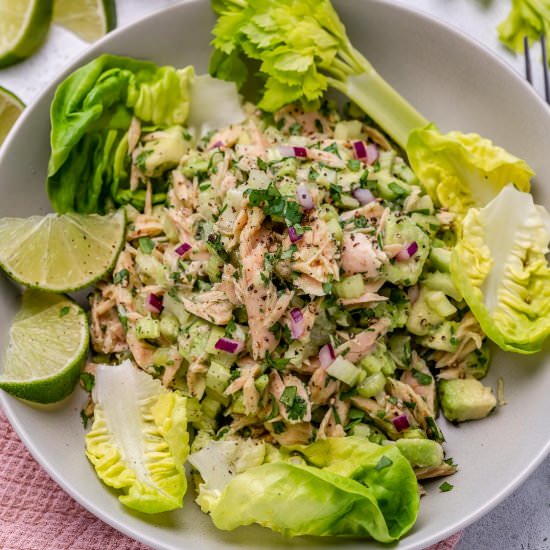 HEALTHY AVOCADO TUNA SALAD